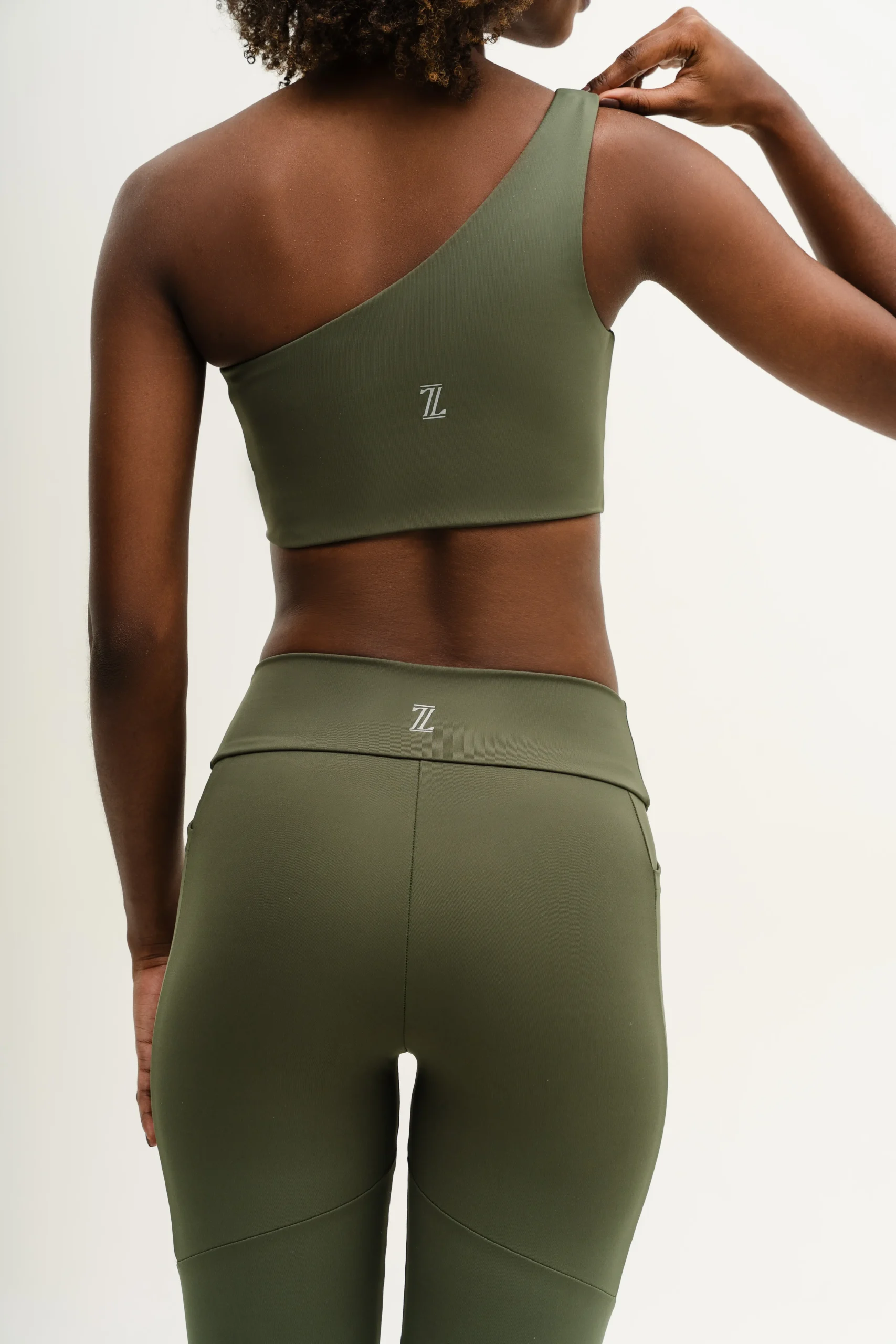 One Shoulder Top Verde