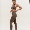 Frame legging Castanho